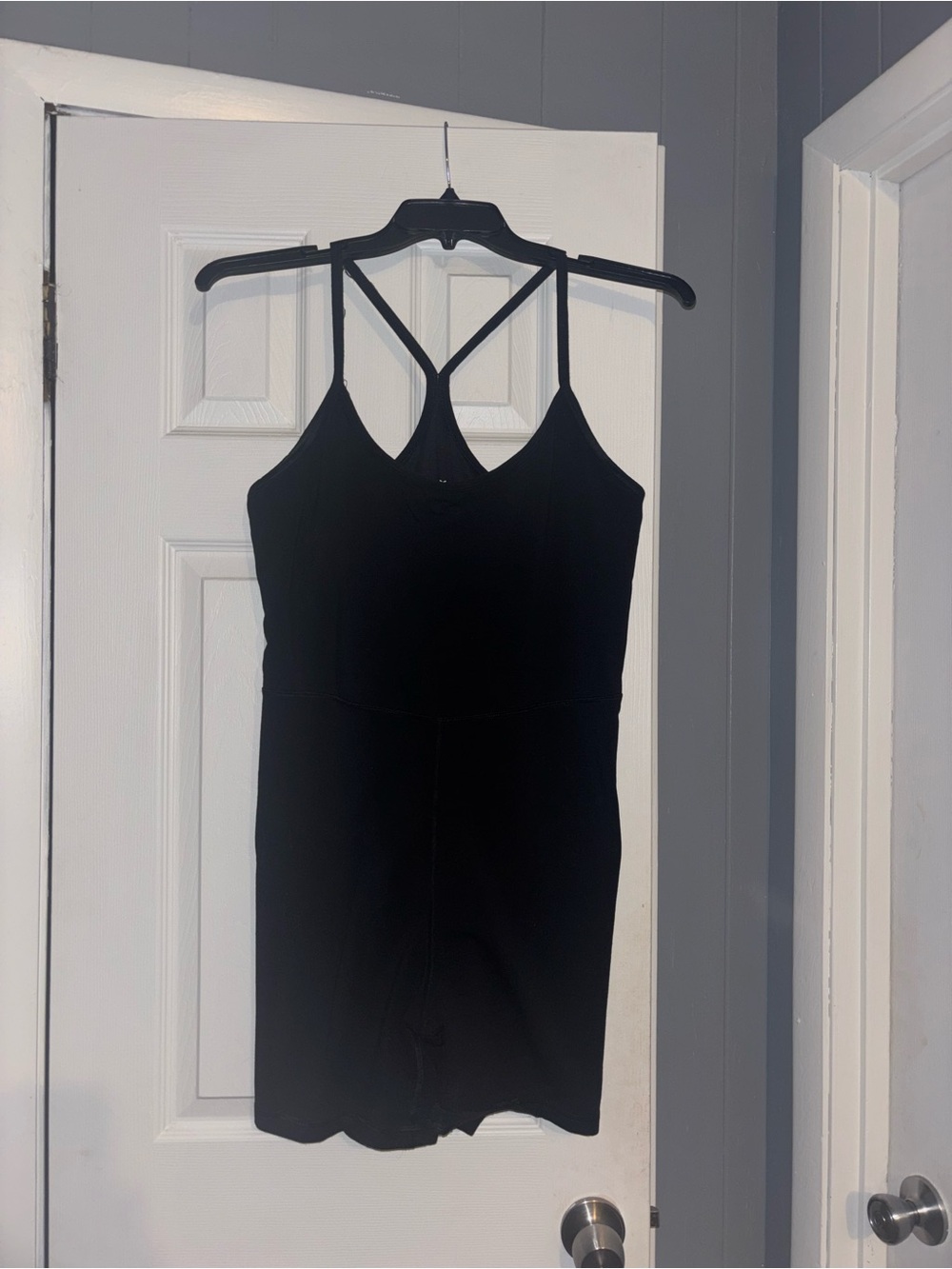 Old Navy Black Strappy Cami Romper